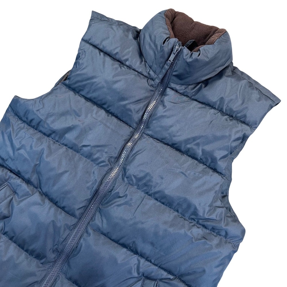 Old Navy Women's S Blue Quilted Puffer Vest Jacket Water Resistant Insulated